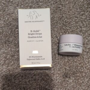 Drunk Elephant B-Goldi Bright Drops + Mini Lala Retro Whipped Cream